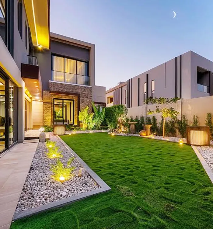 Golden Fountain landscaping project in Abu Dhabi