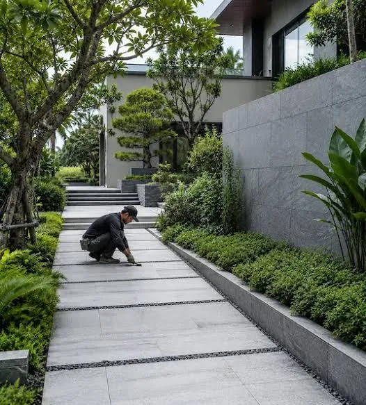 Professional landscaping design and execution in Abu Dhabi UAE